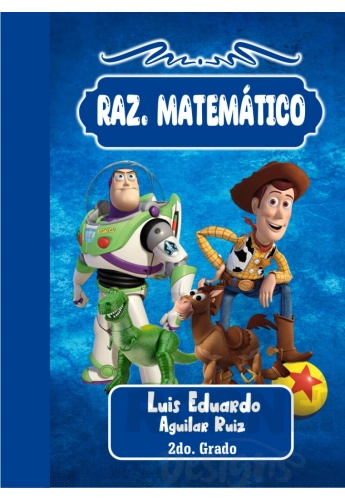 Toy Story Azul Portada Raz Matematico